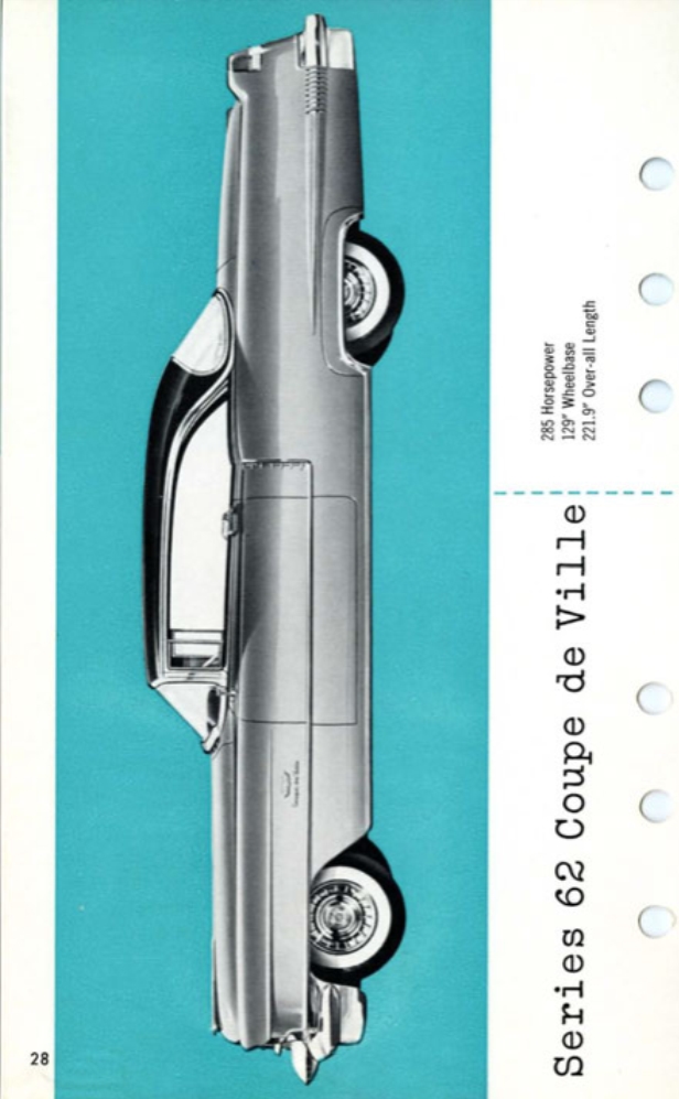 1956 Cadillac Salesmans Data Book Page 27